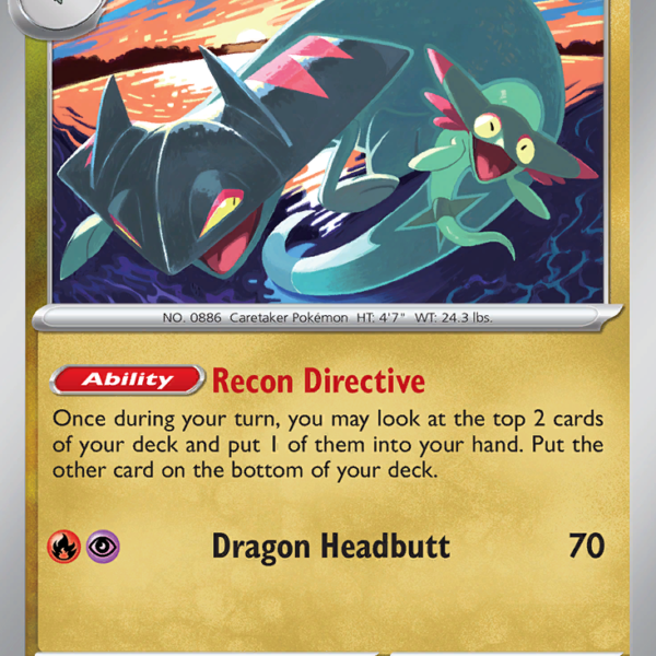 PRE - 072 - Drakloak - reverse holo