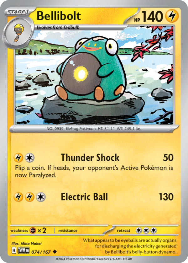 TWM - 074 - Bellibolt - reverse holo