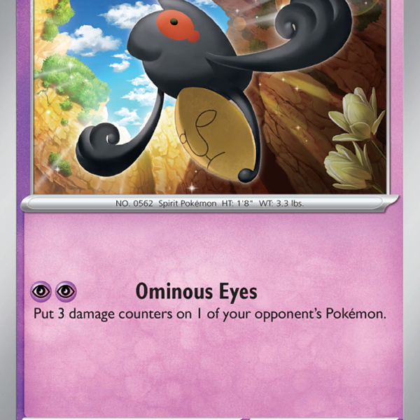 PAR - 075 - Yamask - reverse holo