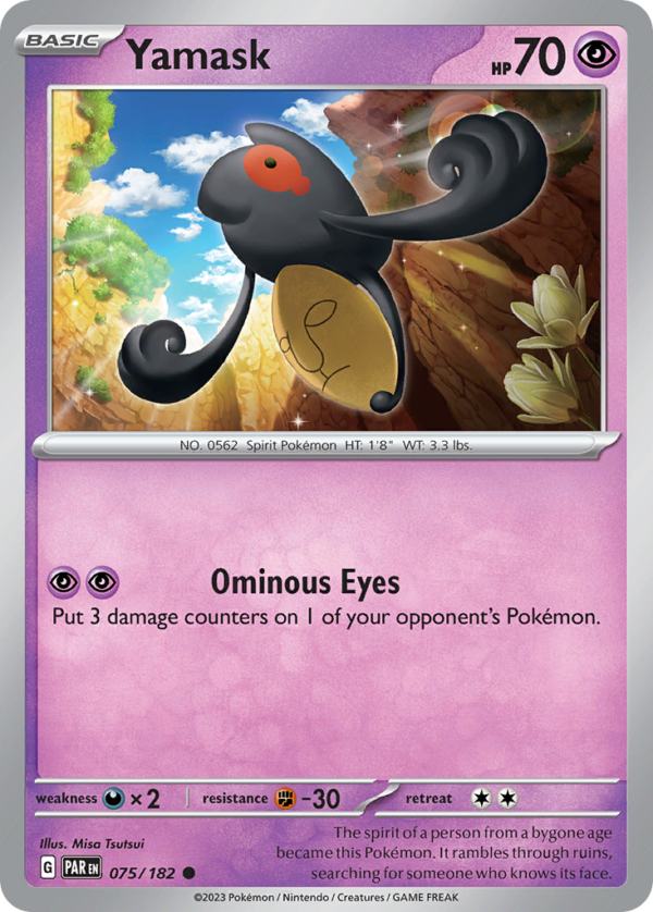 PAR - 075 - Yamask - reverse holo