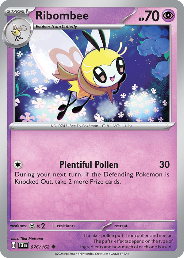 TEF - 076 - Ribombee - reverse holo