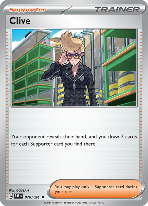 PAF - 078 - Clive - reverse holo