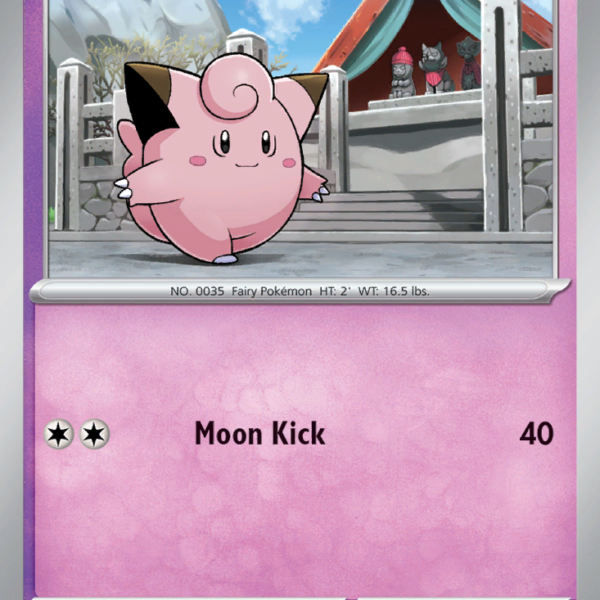 TWM - 078 - Clefairy - reverse holo