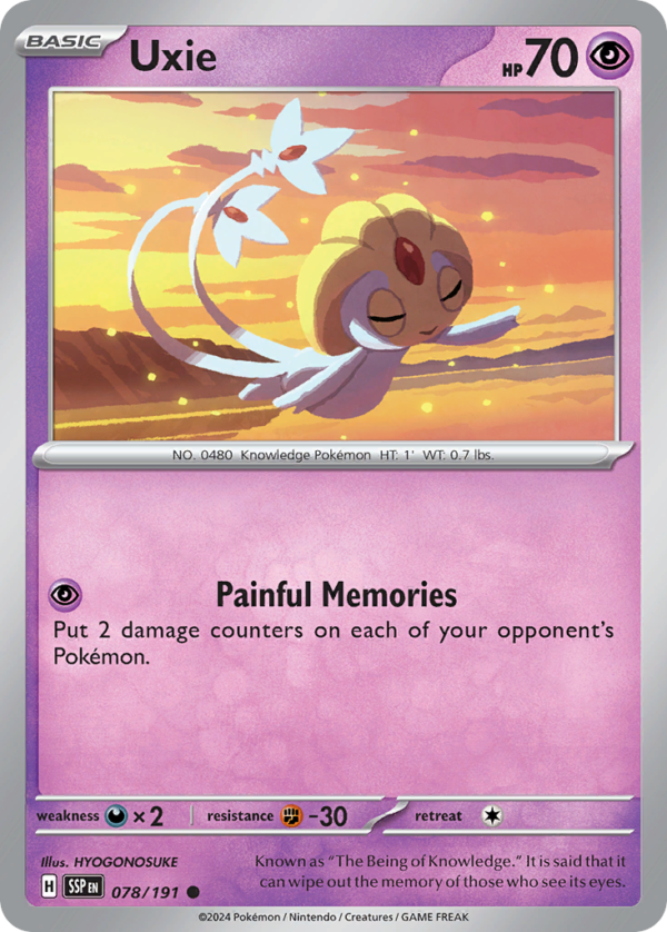 SSP - 078 - Uxie - reverse holo