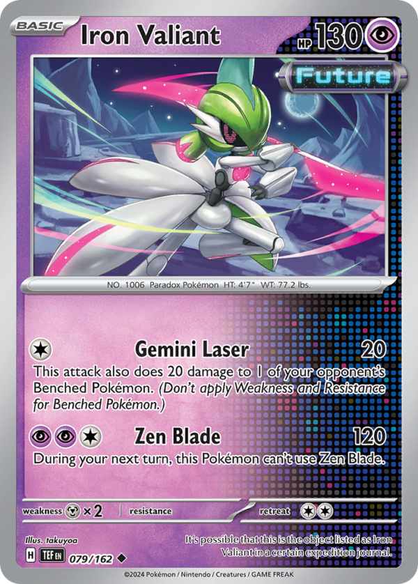 TEF - 079 - Iron Valiant - reverse holo
