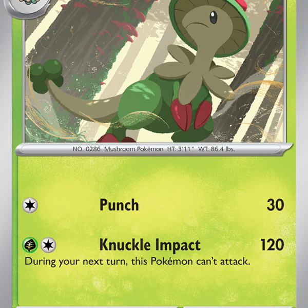 TEF - 007 - Breloom - reverse holo
