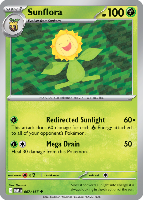 TWM - 007 - Sunflora - reverse holo