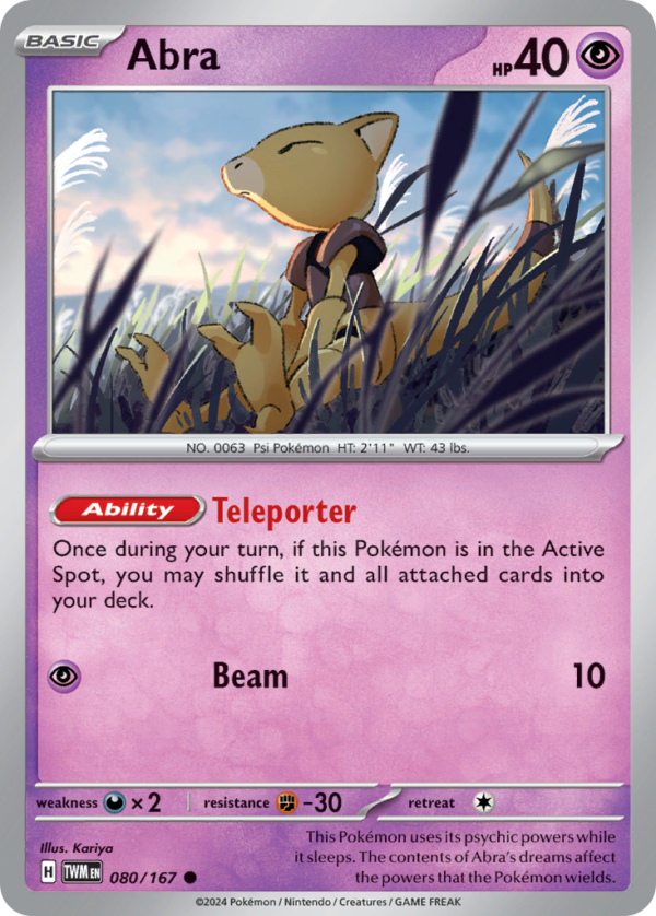 TWM - 080 - Abra - reverse holo