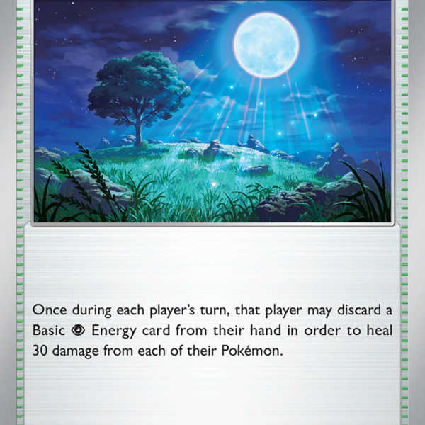 PAF - 081 - Moonlit Hill - reverse holo