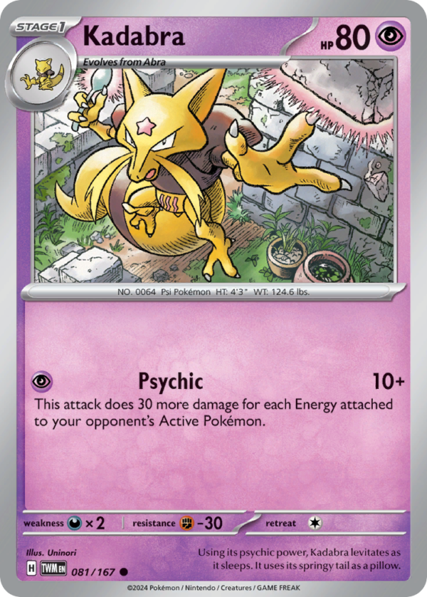 TWM - 081 - Kadabra - reverse holo