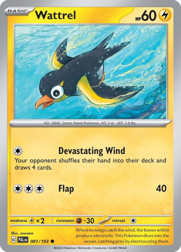 PAL - 081 - Wattrel - reverse holo