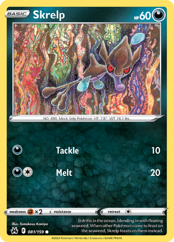 CRZ - 081 - Skrelp - reverse holo