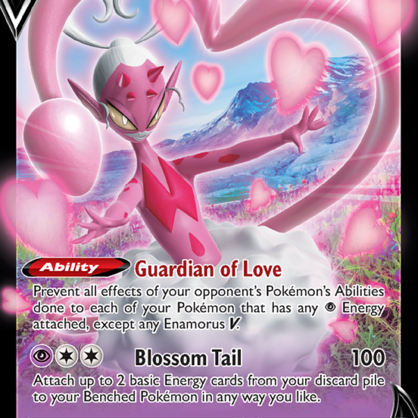 LOR - 082 - Enamorus V - Holo Rare V