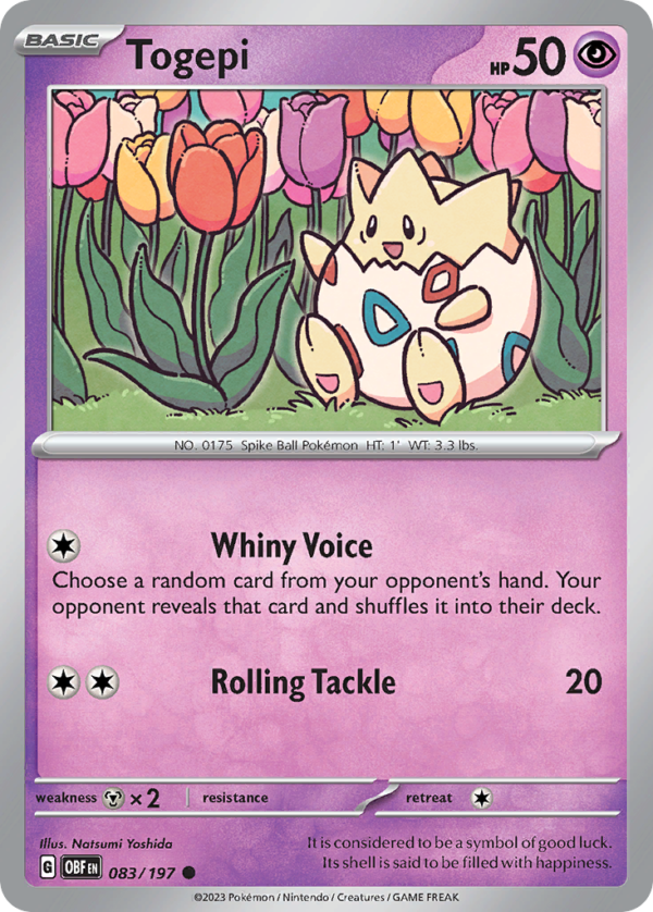 OBF - 083 - Togepi - reverse holo