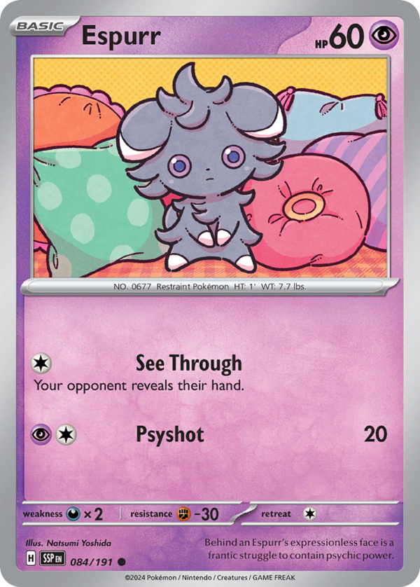 SSP - 084 - Espurr - reverse holo