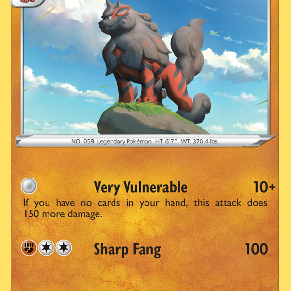 LOR - 084 - Hisuian Arcanine - reverse holo