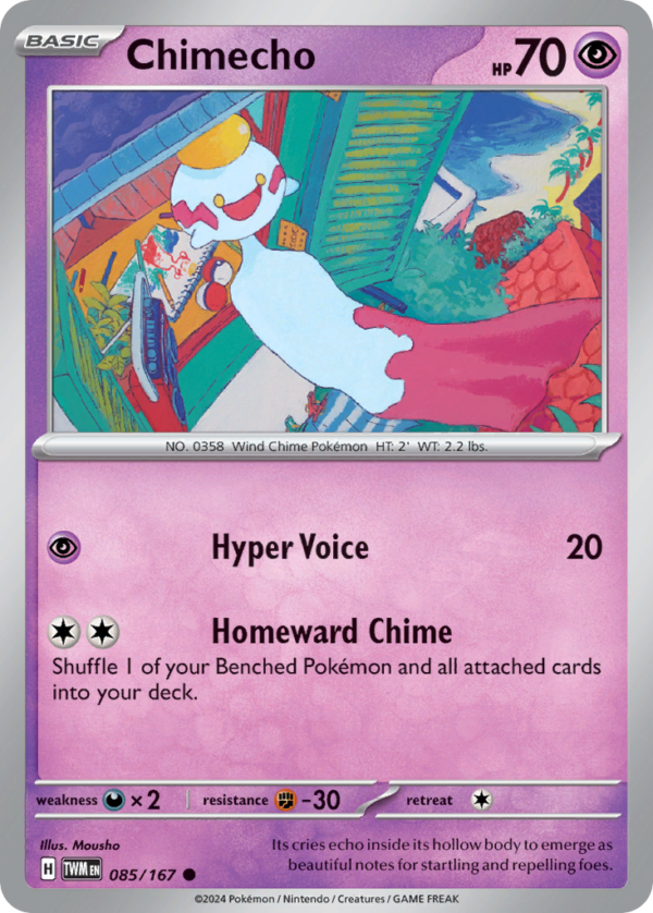 TWM - 085 - Chimecho - reverse holo