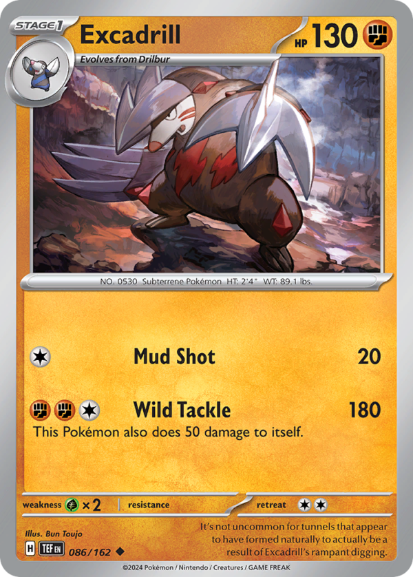 TEF - 086 - Excadrill - reverse holo