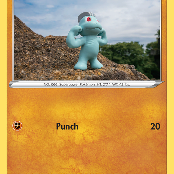 LOR - 086 - Machop - reverse holo