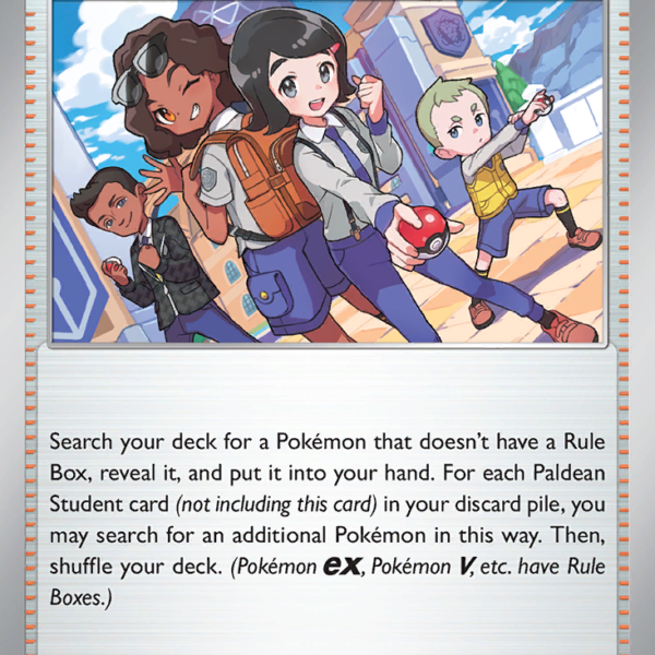 PAF - 086 - Paldean Student - reverse holo