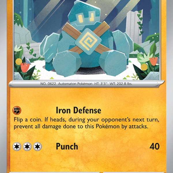 TEF - 087 - Golett - reverse holo