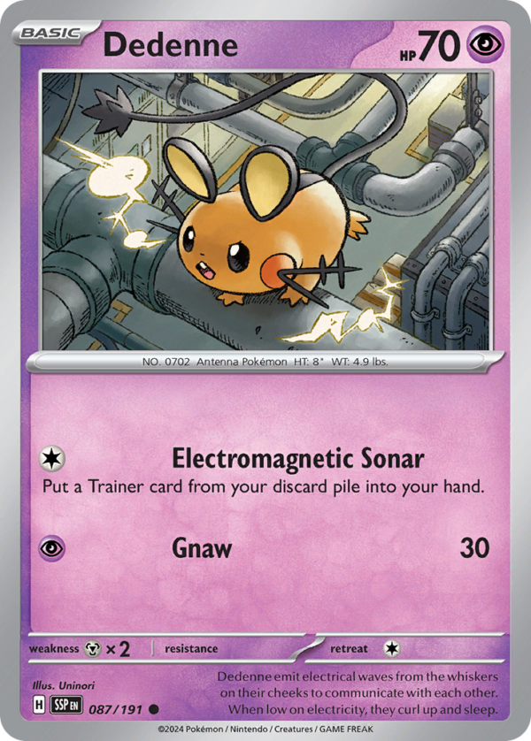 SSP - 087 - Dedenne - reverse holo