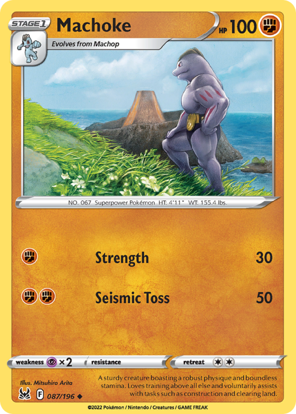 LOR - 087 - Machoke - reverse holo