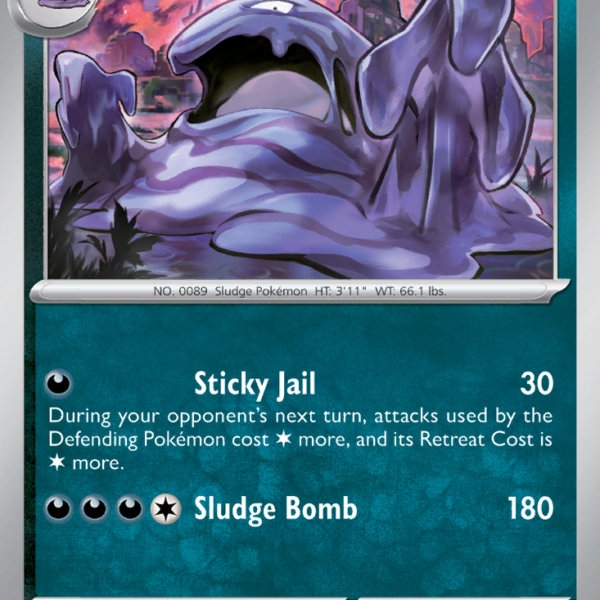MEW - 089 - Muk - reverse holo