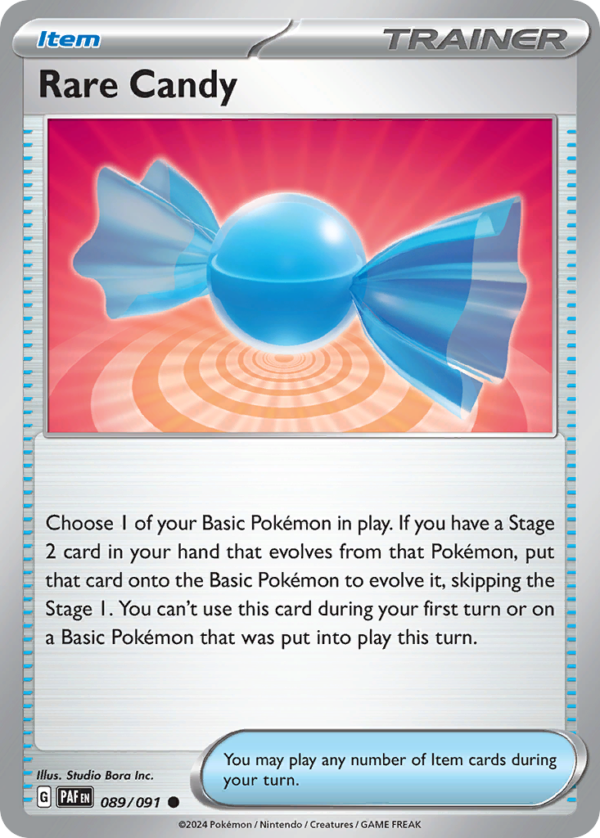PAF - 089 - Rare Candy - reverse holo