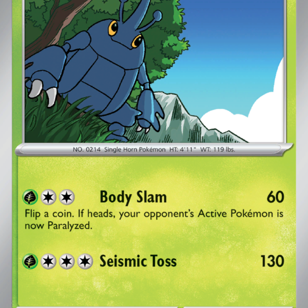 TWM - 008 - Heracross - reverse holo