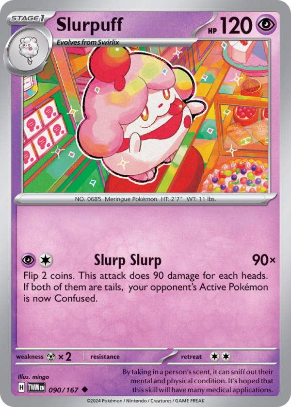 TWM - 090 - Slurpuff - reverse holo