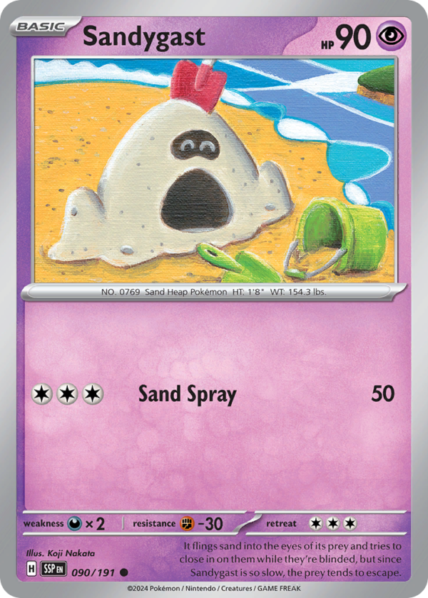 SSP - 090 - Sandygast - reverse holo