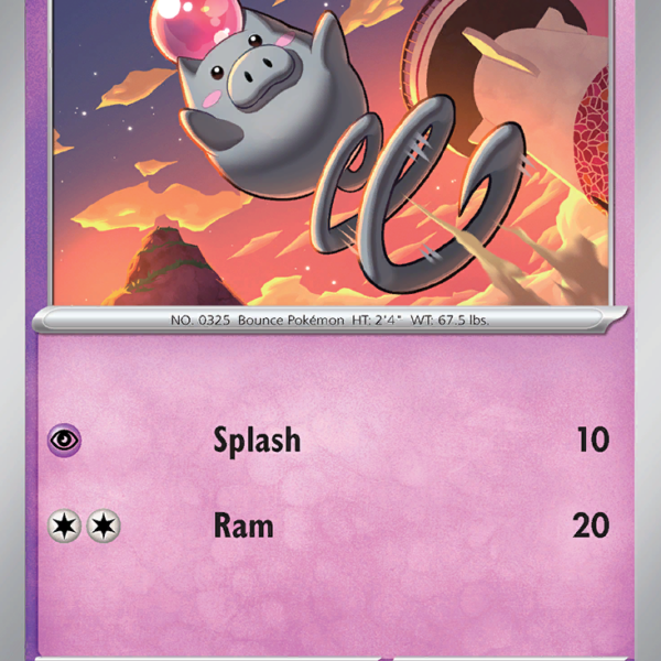 OBF - 090 - Spoink - reverse holo