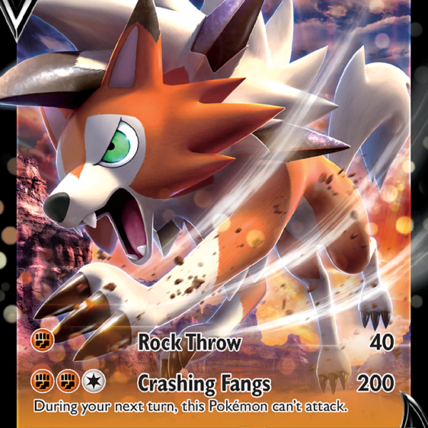 EVS - 91 - Lycanroc V - Holo Rare V