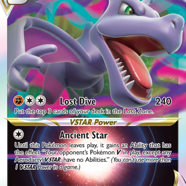 LOR - 093 - Aerodactyl VSTAR - Holo Rare VSTAR