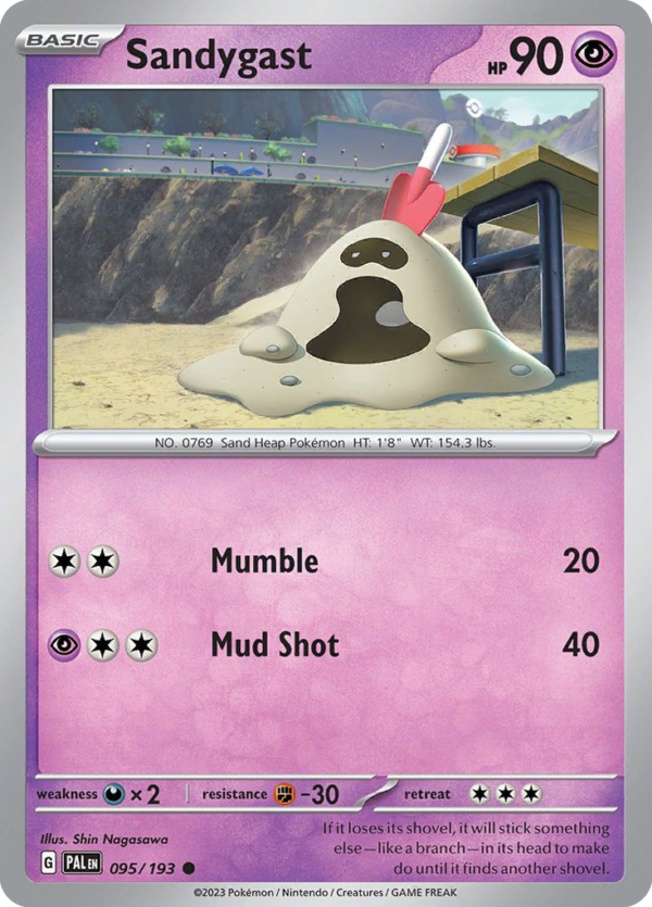 PAL - 095 - Sandygast - reverse holo