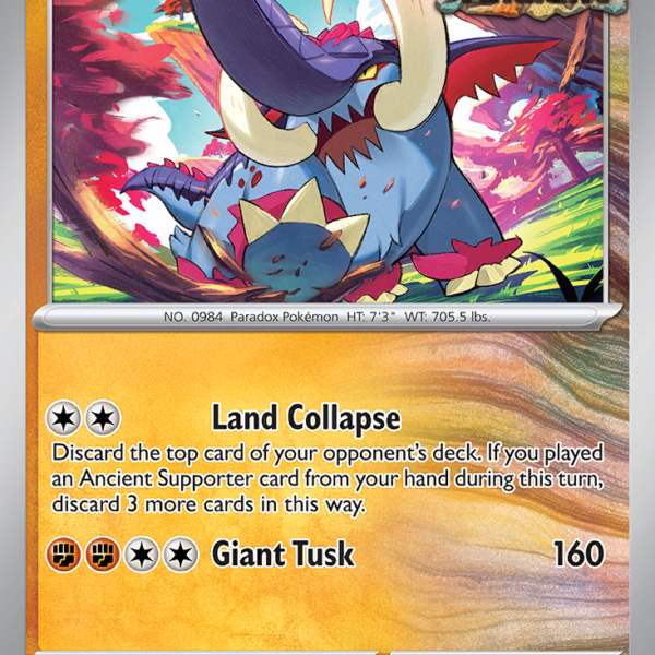 TEF - 097 - Great Tusk - reverse holo