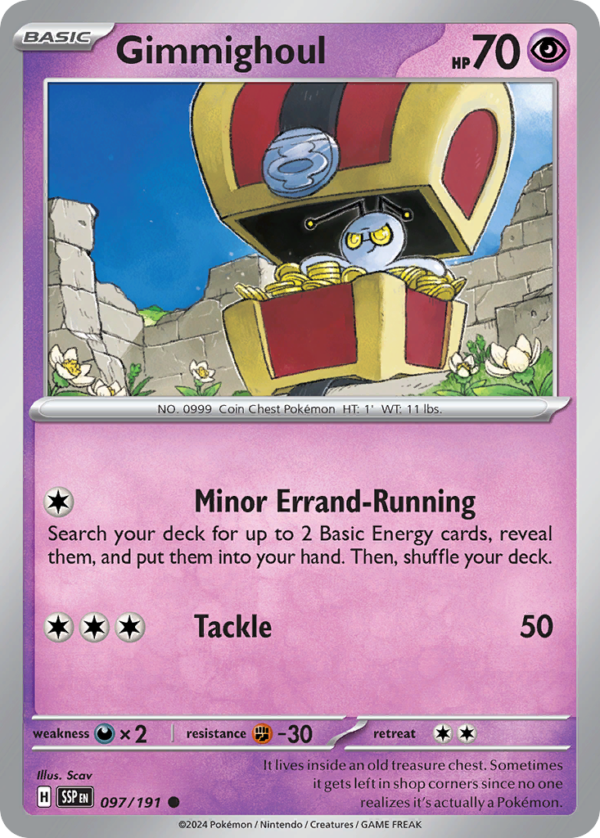 SSP - 097 - Gimmighoul - reverse holo