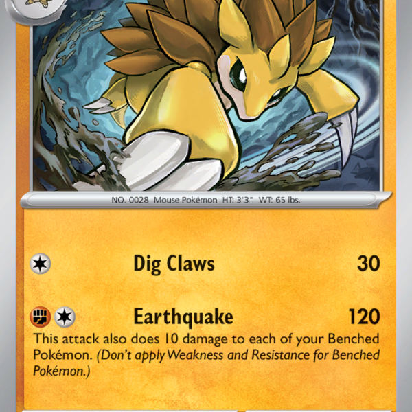 TWM - 098 - Sandslash - reverse holo
