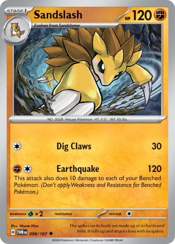 TWM - 098 - Sandslash - reverse holo