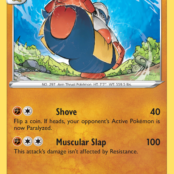 LOR - 098 - Hariyama - reverse holo