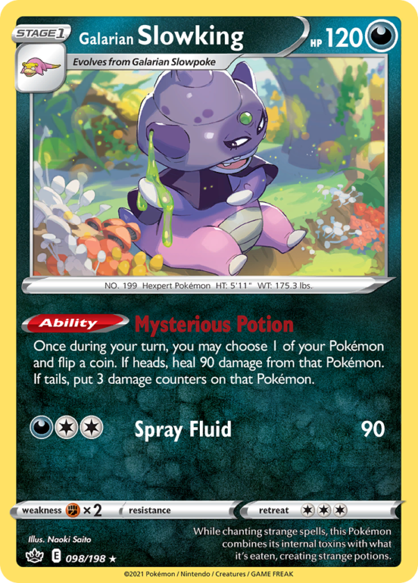 CRE - 98 - Galarian Slowking - reverse holo