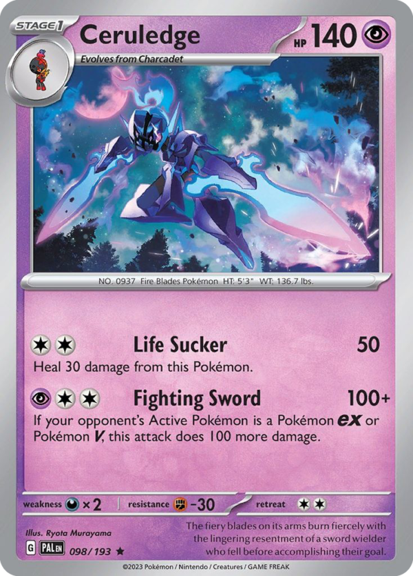 PAL - 098 - Ceruledge - holo