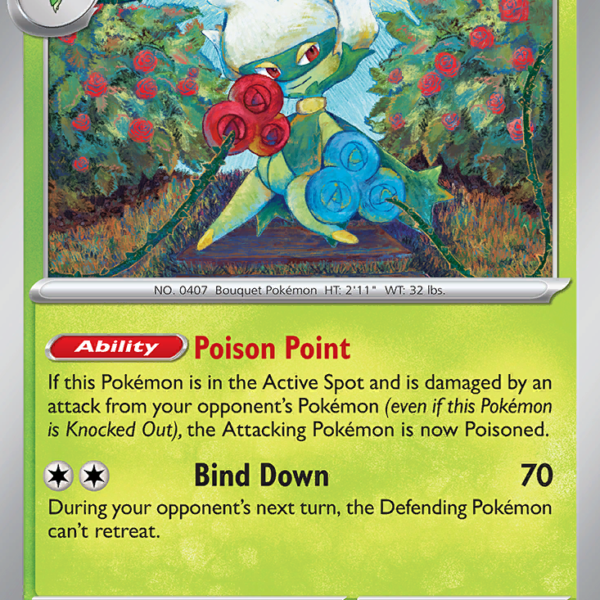 TEF - 009 - Roserade - reverse holo