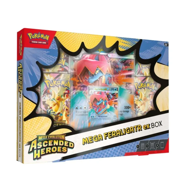 Pokemon - Ascended Heroes - Mega Feraligatr Ex Box