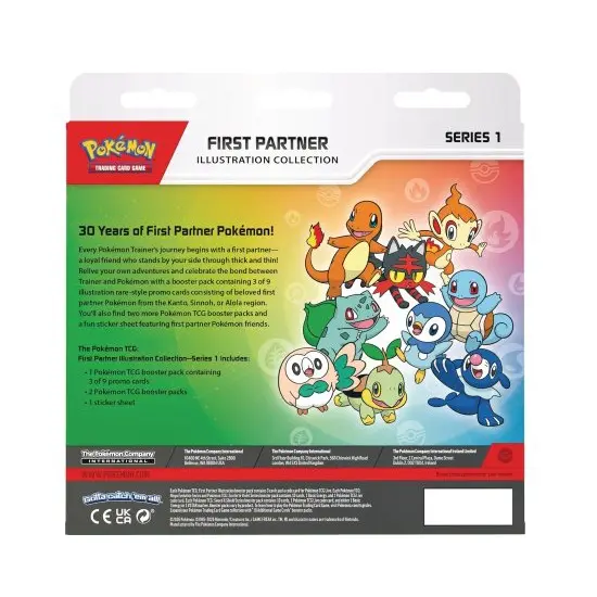 Pokemon - First partner illustration collection Series 1