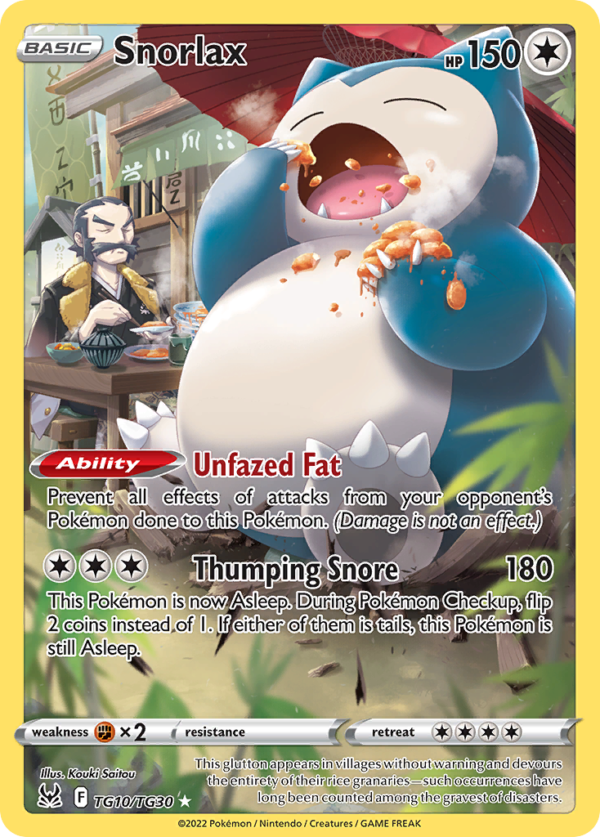 LOR - TG10 - Snorlax - Rare