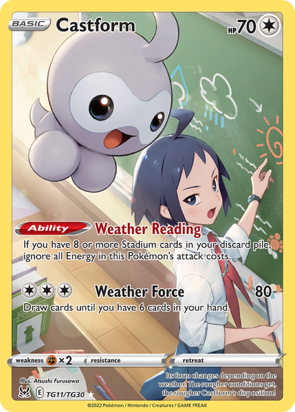 LOR - TG11 - Castform - Rare